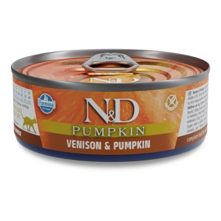 Nd cat zucca e cervo 70 gr