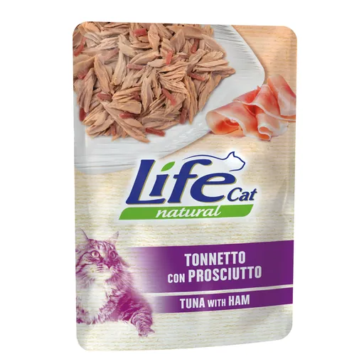 Life cat tonnetto e prosciutto bustina 70 gr
