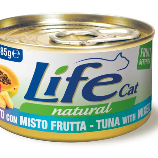 Life cat tonno e mix frutta lattina 85 gr