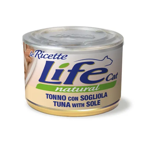 Life cat tonno e sogliola lattina 150 gr