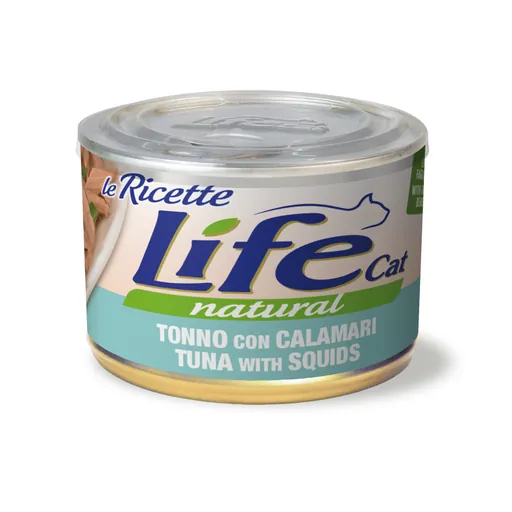 Life cat tonno e calamari lattina 150 gr