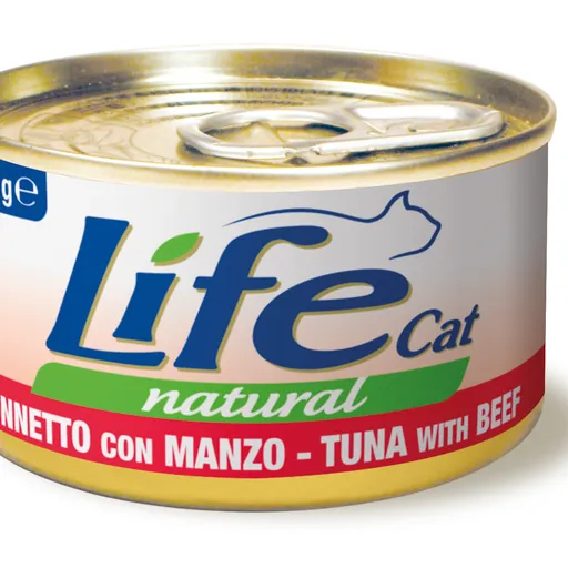 Life cat tonno e manzo lattina 85 gr