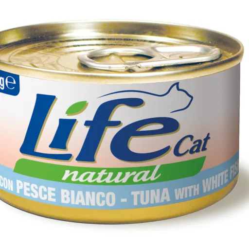 Life cat tonno e pesce bianco lattina 85 gr