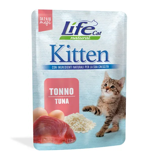 Life cat kitten tonno bustina 70 gr