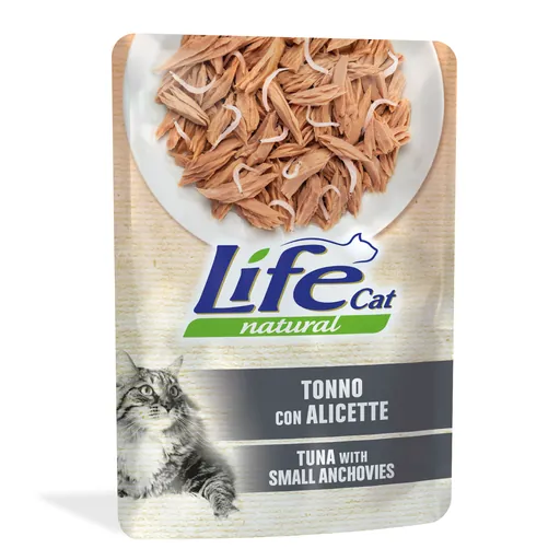 Life cat tonno e alicette bustina 70 gr
