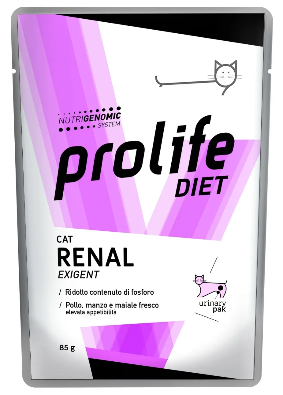 Prolife cat vet renal exigent bustina 85 gr