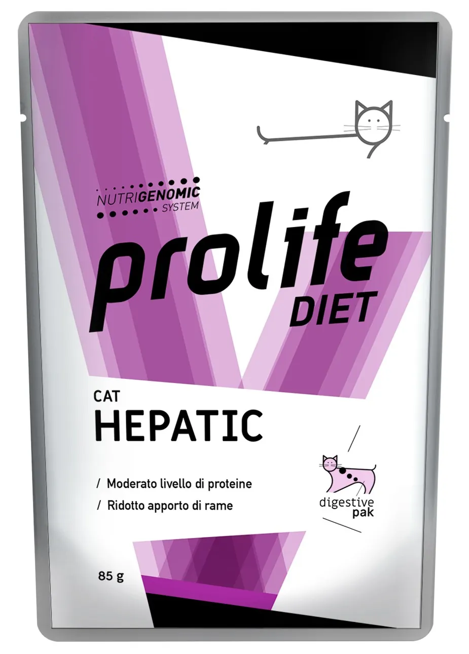 Prolife cat vet hepatic bustina 85 gr