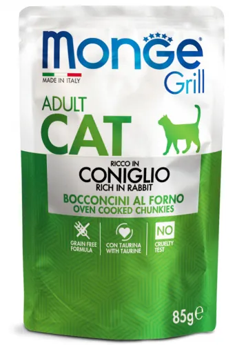 Grill cat adult coniglio bustina 85 gr