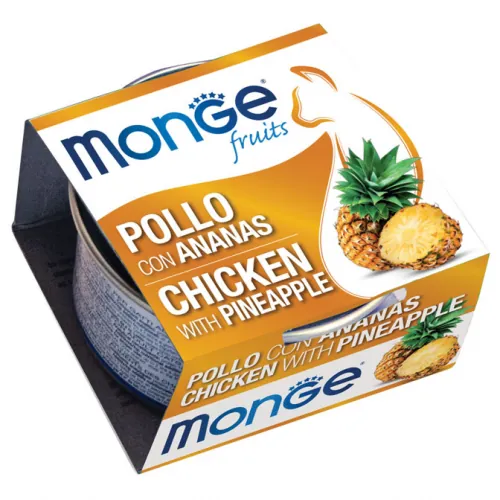 Monge cat fruit pollo e ananas lattina 80 gr