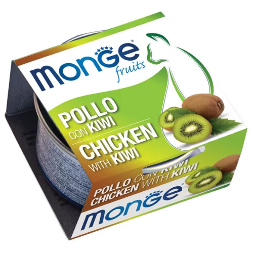 Monge cat fruit pollo e kiwi lattina 80 gr