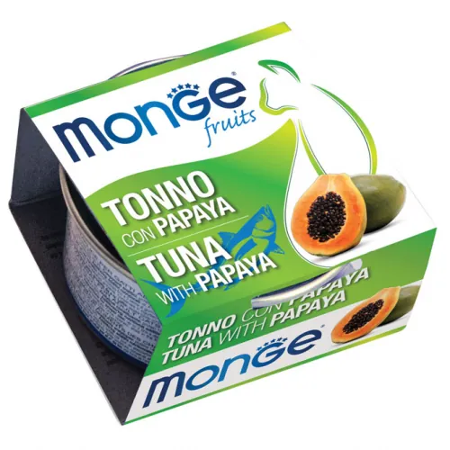 Monge cat fruit tonno e papaya lattina 80 gr