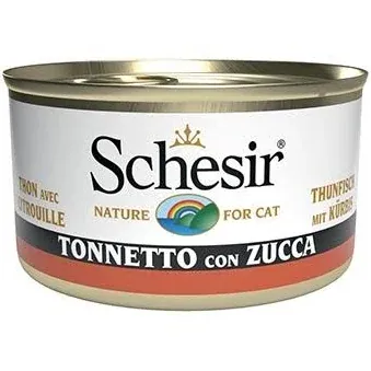 Schesir gatto tonnetto e zucca in brodo lattina 70 gr