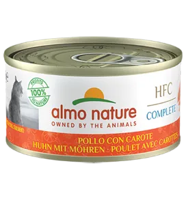 Hfc cat complete pollo e carote lattina 70 gr