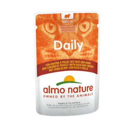 Daily cat pollo e anatra bustina 70 gr