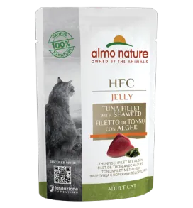 Hfc cat jelly filetti di tonno e alghe bustina 55 gr