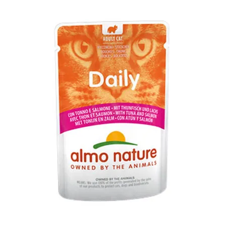 Daily cat tonno e salmone bustina 70 gr