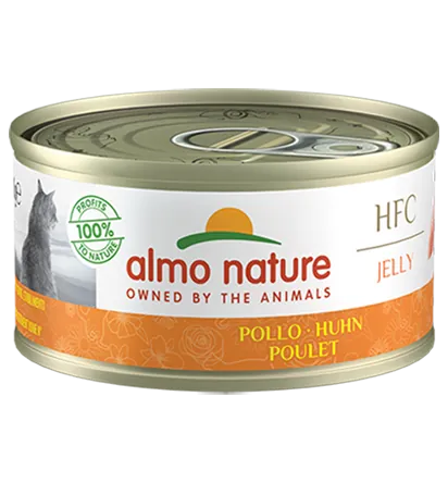 Hfc cat jelly pollo lattina 70 gr