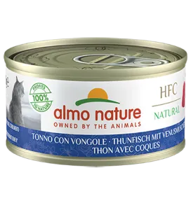 Hfc cat natural tonno e vongole lattina 70 gr