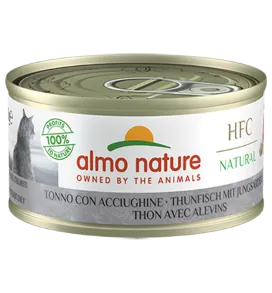 Hfc cat natural tonno e acciughine lattina 70 gr