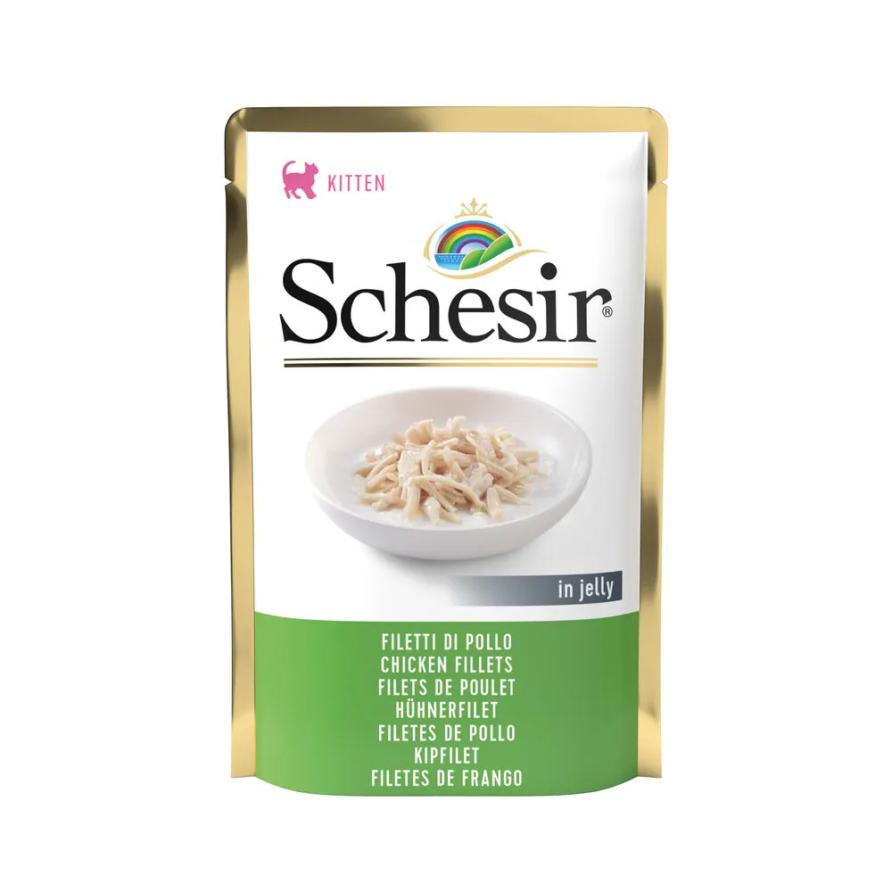 Schesir gatto pollo jelly bustina 70 gr