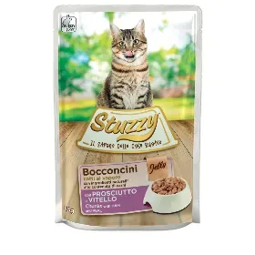 Stuzzy gatto jelly prosciutto e vitello bustina 85 gr
