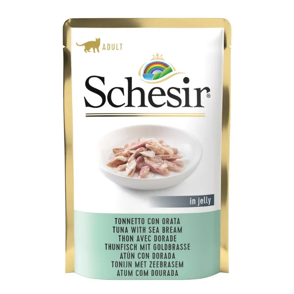 Schesir gatto tonnetto e orata jelly bustina 85 gr
