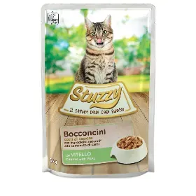 Stuzzy gatto vitello bustina 85 gr