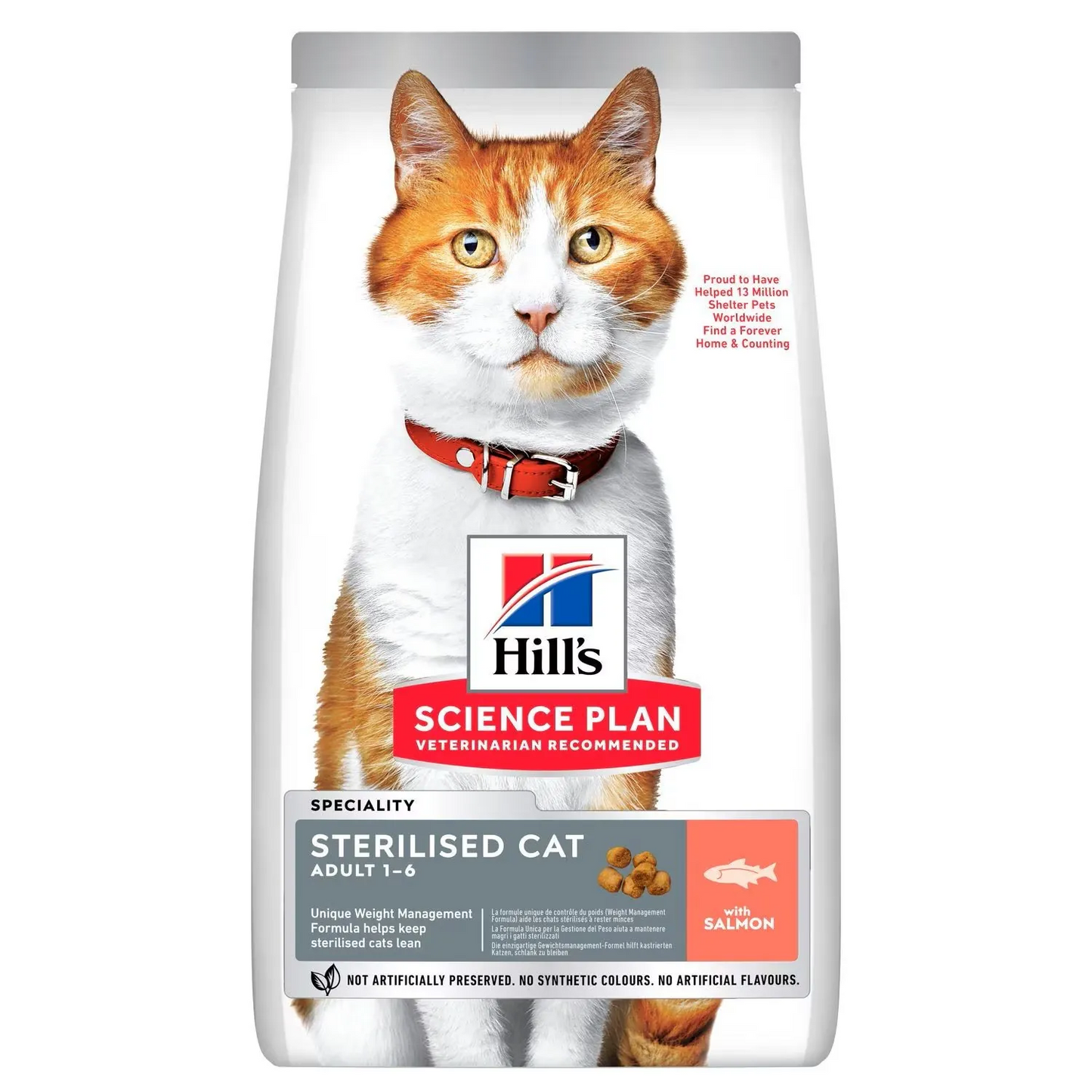 Hills gatto sterilized salmone 7 kg