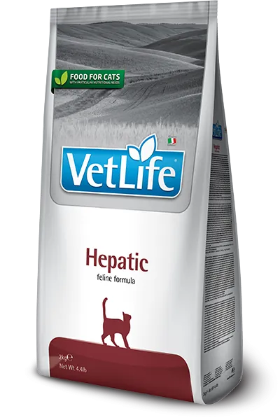 Vet life cat hepatic 2 kg