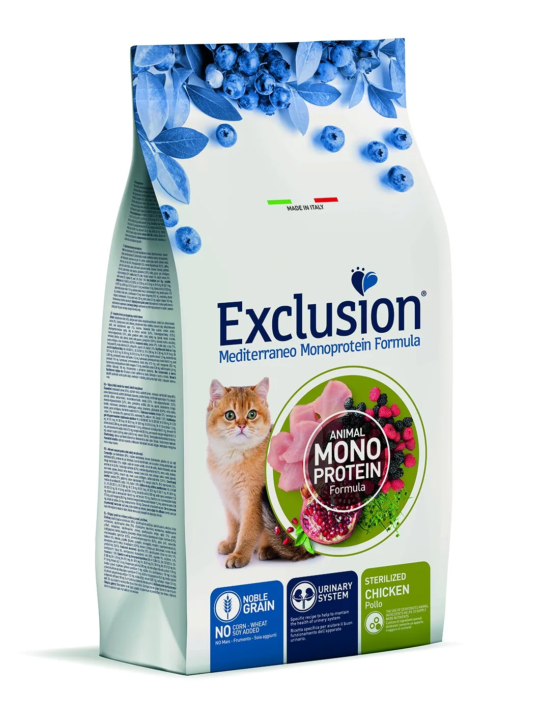 Exclusion cat mediterraneo sterilized pollo 12 kg