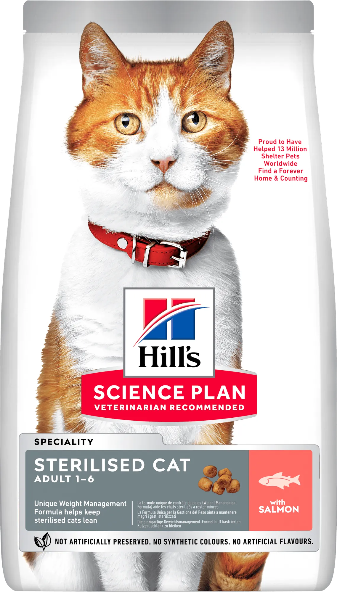 Hills gatto sterilized salmone 1,5 gr