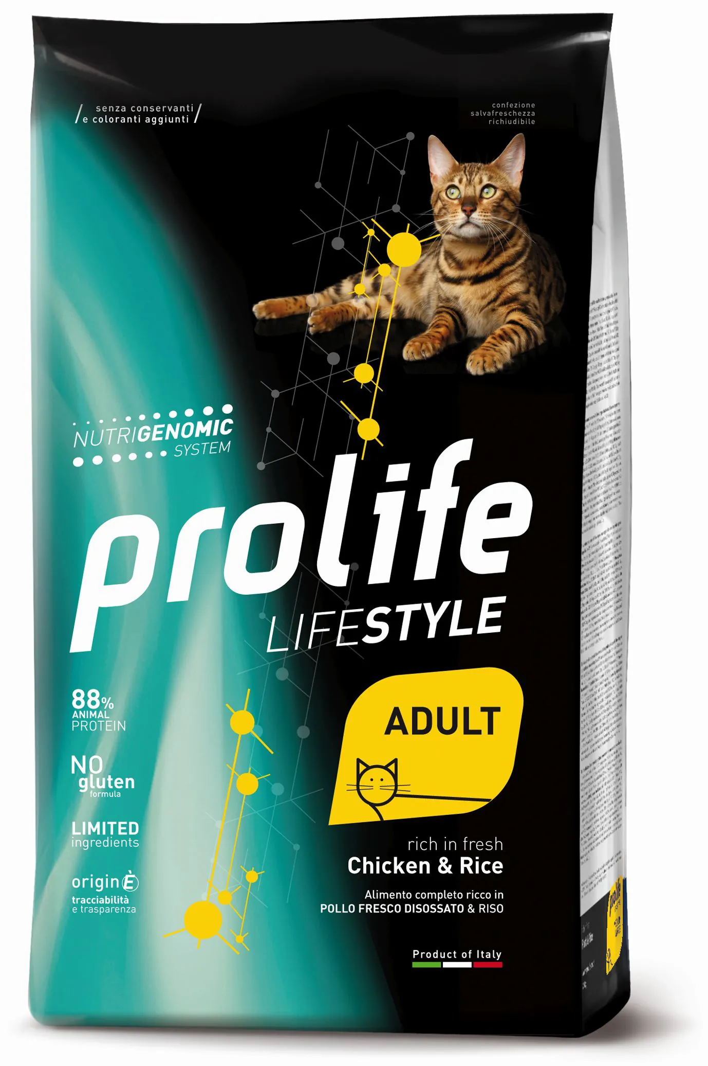 Prolife cat adult pollo e riso 1,5 kg