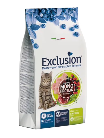 Exclusion cat mediterraneo adult pollo 1,5 kg