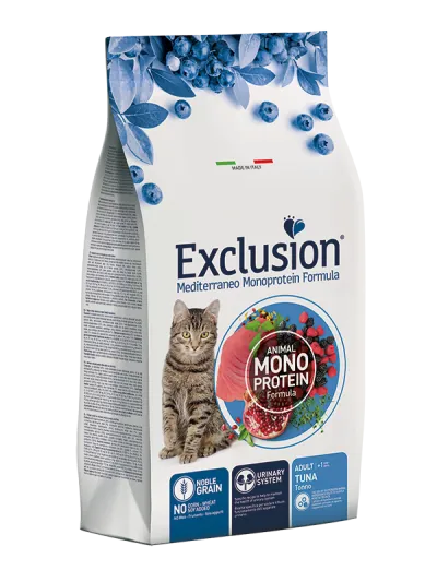 Exclusion cat mediterraneo adult tonno 1,5 kg