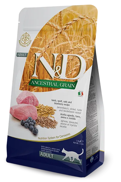 Nd cat low agnello mirtillo 1,5 kg