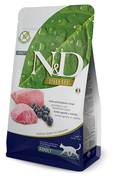 Nd cat prime agnello e mirtillo 1,5 kg