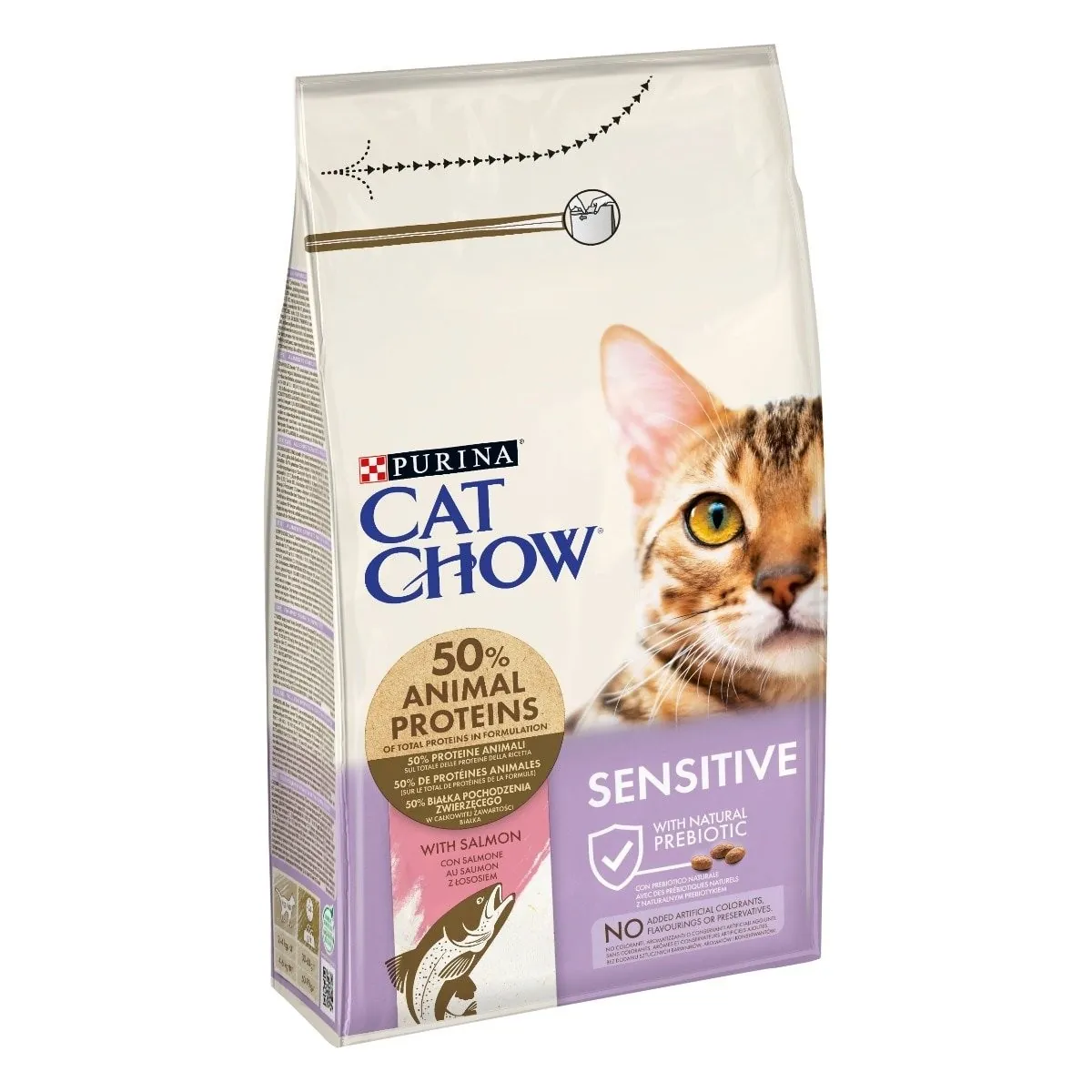 Cat chow sensitive salmone 1,5 kg