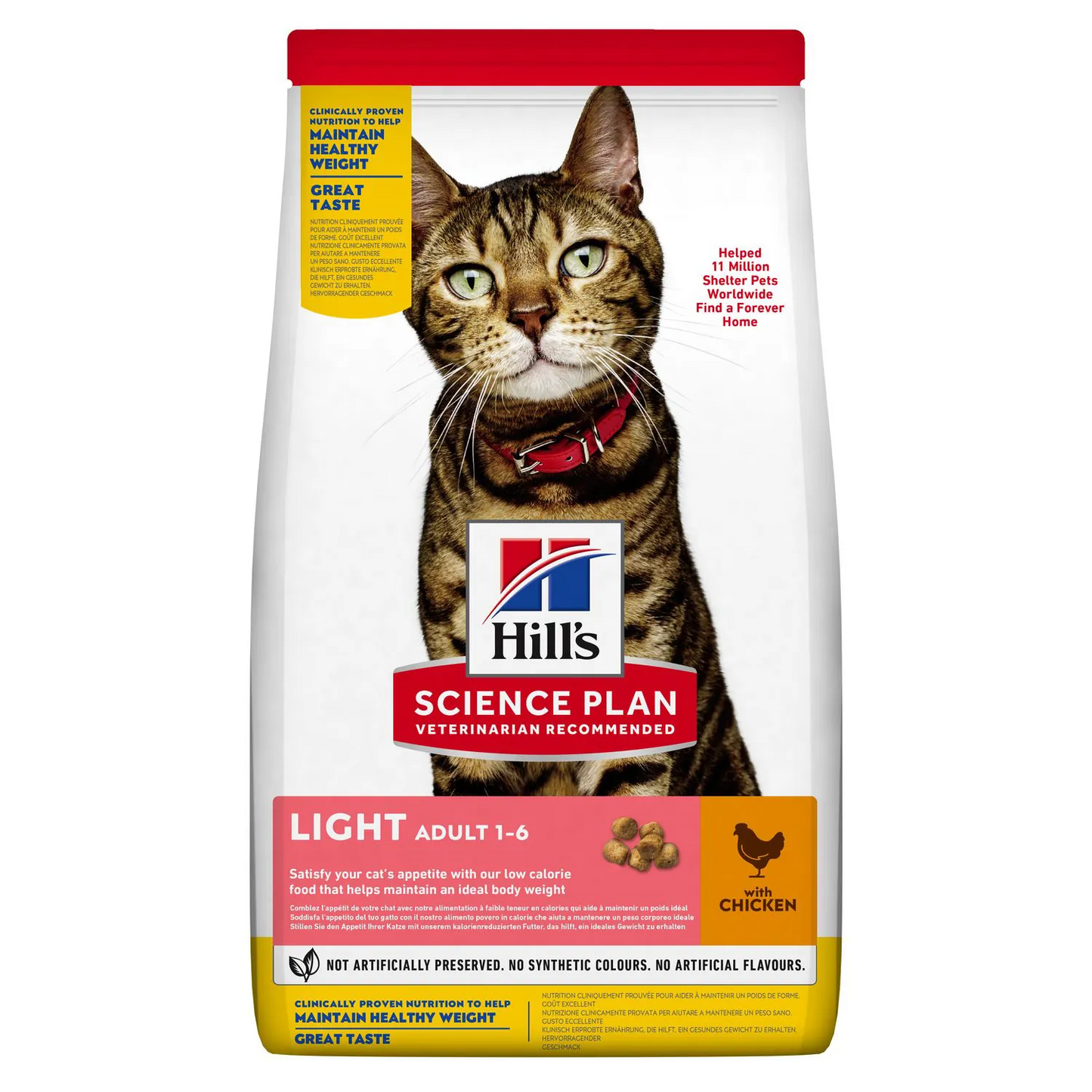 Hills gatto light pollo 7 kg