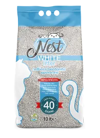 Lettiera nest bentonite white 10 lt