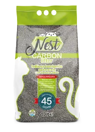 Lettiera nest bentonite carbone 10 lt