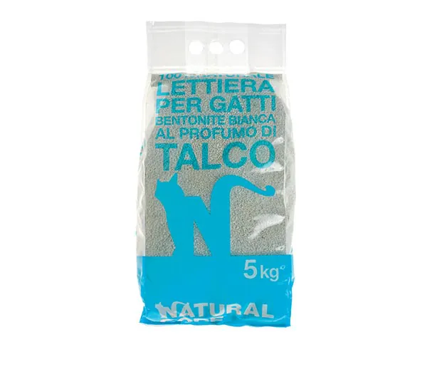 Natural code lettiera bentonite talco 5 kg