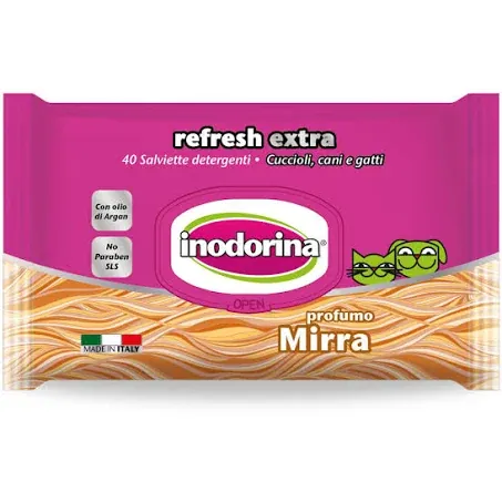 Salviette inodorina mirra 40 pz