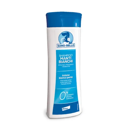 Shampoo cani manti bianchi 250 ml