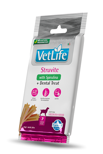 Vet life dog snack struvite adult medio maxi 110 gr