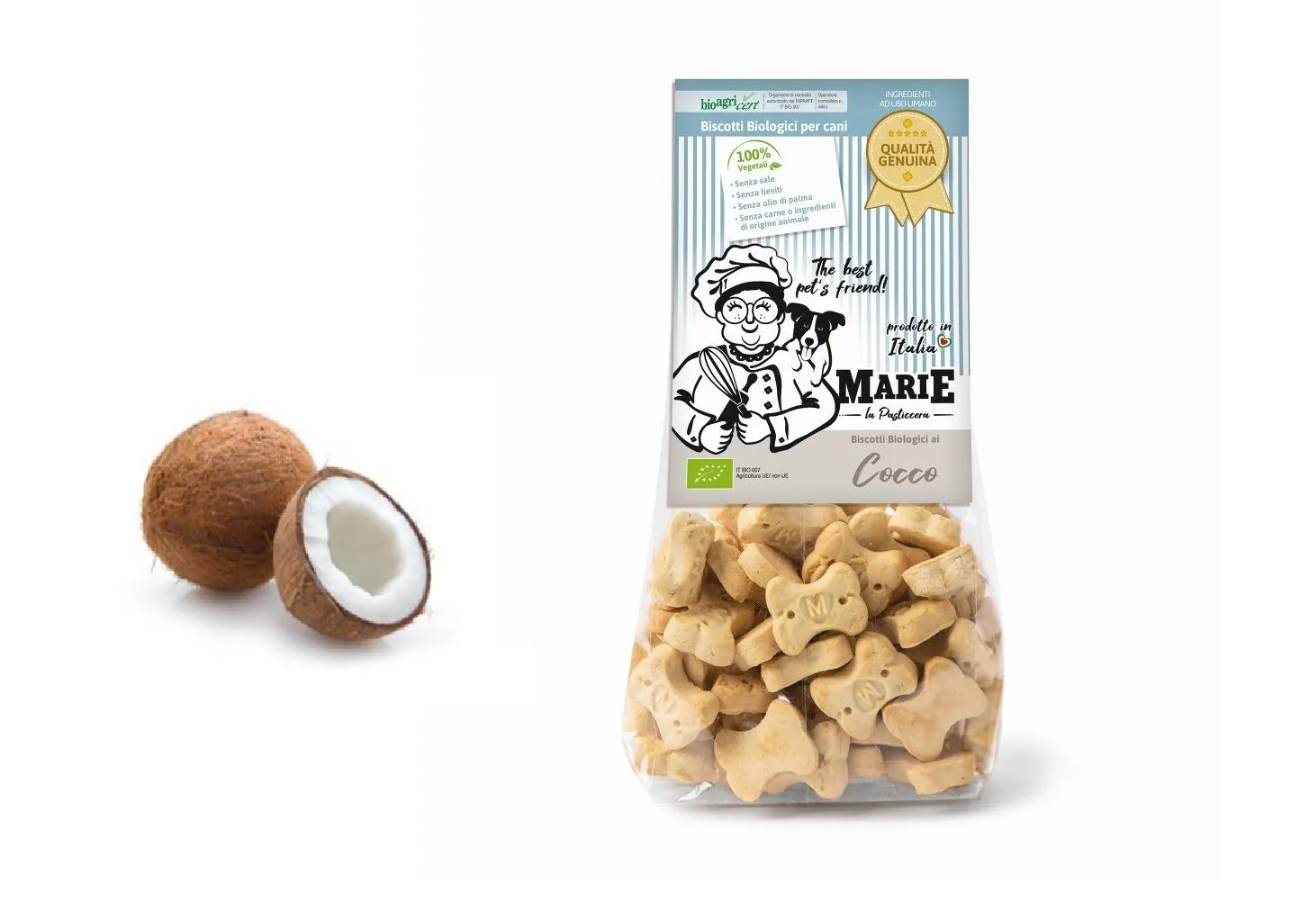 Biscotto biologico al cocco 210 gr