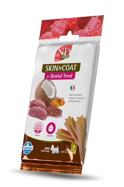 Nd dog snack quinoa skin&coat cervo adult mini 60 gr