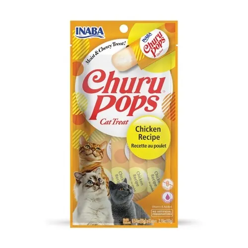Churu pops cat snack pollo 4 x 15 gr