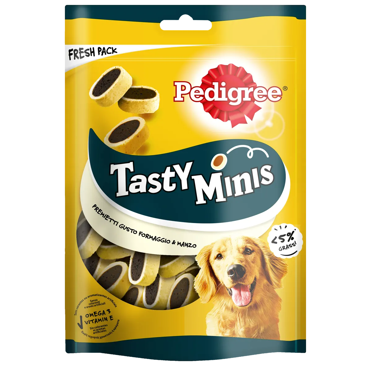 Pedigree tasty cheesy 140 gr