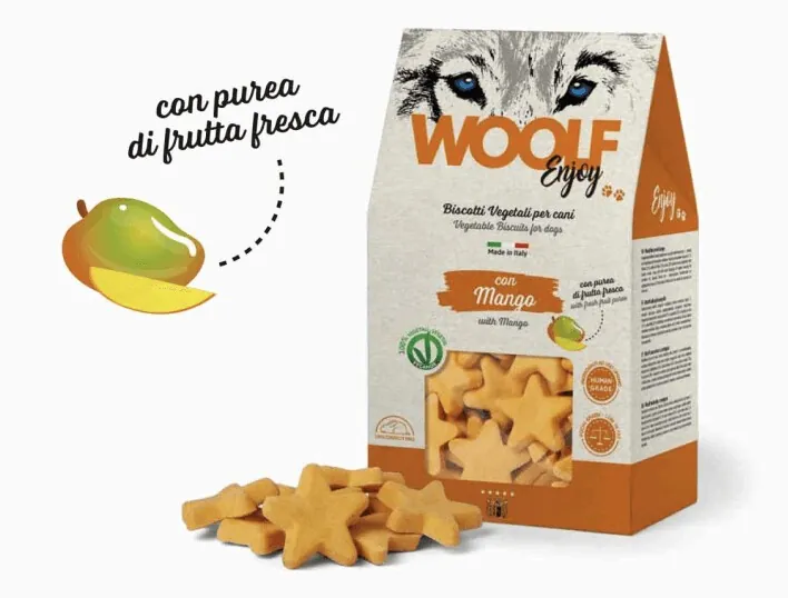 Woolf biscotto mango 400 gr