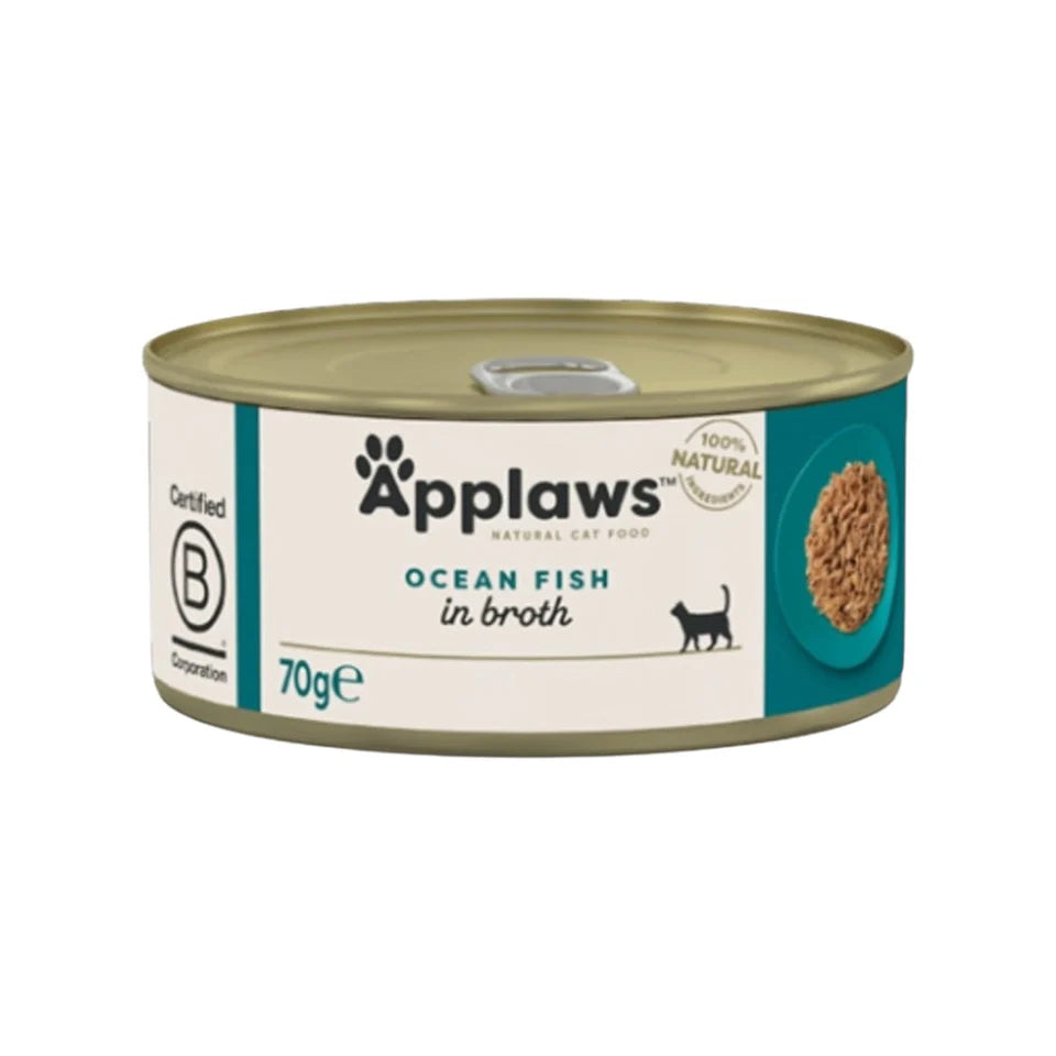 Applaws Gatto Pesce Dell'oceano Lattina 70 Gr 24x